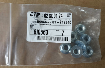 6I0563 Гайка 6I0563, 2318A634? 929518 (CTP)